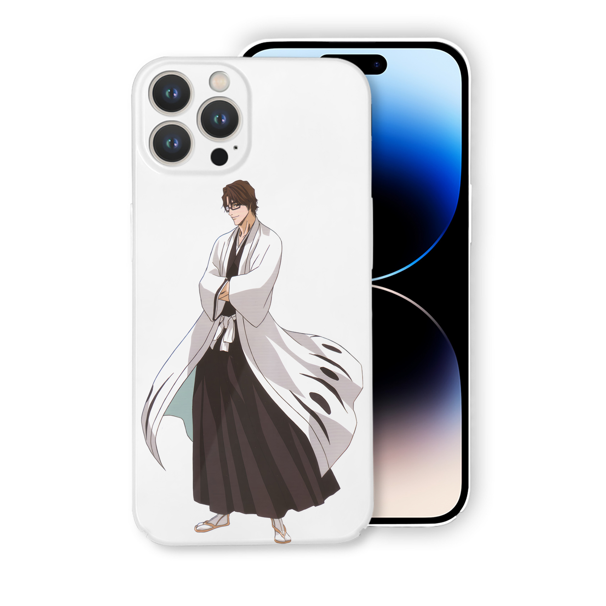 （画像用） ブリーチ 藍染 惣右介（あいぜん そうすけ） BLEACH Aizen Sousuke 【iPhone 14シリーズ対応】ハードケース